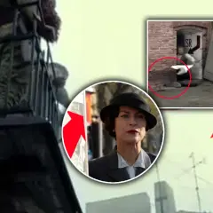 Najdziwniejsze wpadki na planie, których nigdy nie wyemitowano w telewizji. Kobieta w kapeluszu i zakulisowe sceny z planu filmowego.