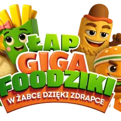 Wesołe postacie jedzenia, jak kanapka, frytki, hot dog, burger i pizza, zachęcają do zabawy. Dowiedz się, ile jest ważna zdrapka, by zdobyć Giga Foodziki w Żabce!