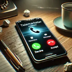 Telefon dzwoni, a na ekranie widnieje "Telemarketer". Czy to odpowiedź na pytanie, dlaczego po wpisaniu danych do loterii pożyczkowej dzwonią telemarketerzy z innych branż?