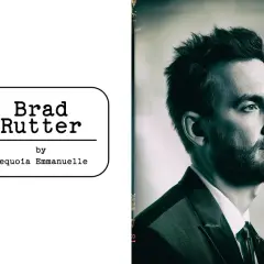 Brad Rutter, rekordzista, który wygrał najwięcej pieniędzy w historii show, w stylizowanej sesji zdjęciowej.