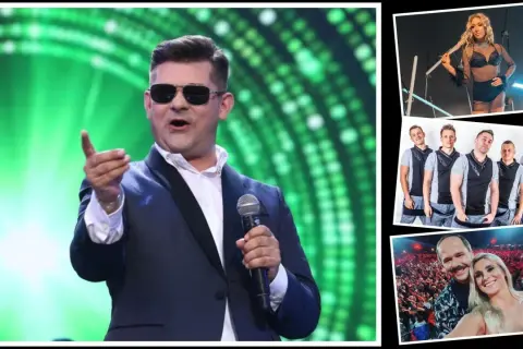 Gwiazdy disco polo, jak ten wokalista, często chwalą się wygranymi w zdrapkach, bo to symbol sukcesu i łatwego zarobku.