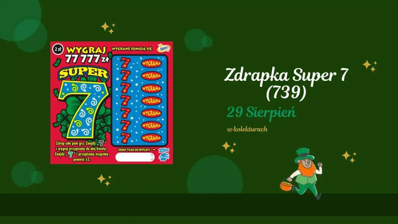 Jak rozpoznać fałszywą zdrapkę kupioną na bazarze lub w internecie? Zobacz zdrapkę Super 7 i dowiedz się, jak uniknąć oszustwa.