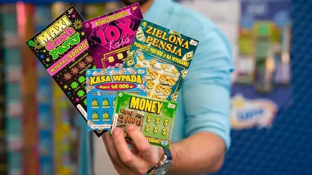 Różne zdrapki lotto, jak 