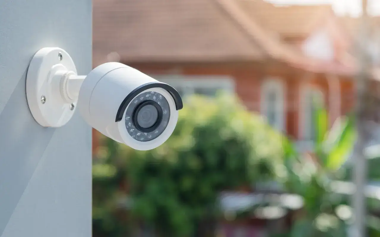 Kamera monitoringu na ścianie. Czy kamery w kolekturach rejestrują twarze osób kupujących zwycięskie kupony?