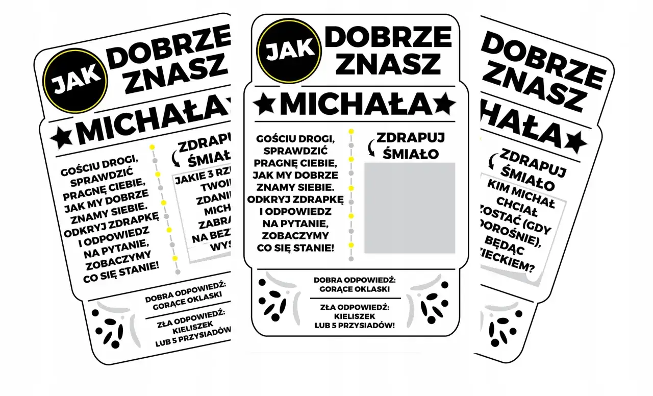 Jak rozpoznać fałszywą zdrapkę kupioną na bazarze lub w internecie? Sprawdź, jak dobrze znasz Michała!