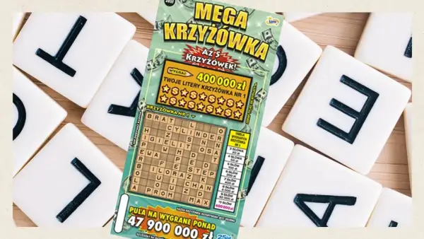 Zdrapka "Mega Krzyżówka" i litery na płytkach. Czy odkryjesz ukryte znaczenie liter kontrolnych na zdrapkach totalizatora sportowego?